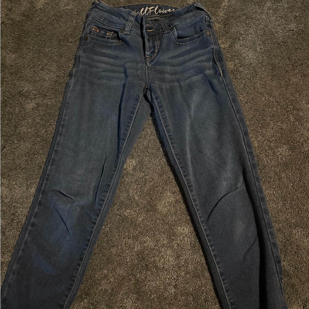 Wallflower Dark Blue Skinny Jeans